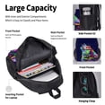 thumbnail image 4 of Balery Howling Wolf Mochila escolar 3 en 1 para niños: mochila resistente con lonchera térmica y estuche para lápices. Mochila escolar para niños y niñas., 4 of 7