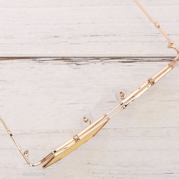 LOLIPPYY Punk Style Eyewear Retro Sunglasses for Women Yellow 1Pack