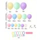 thumbnail image 2 of Kit con forma de arco con forma de guirnalda con forma de globo, 176 unidades, macarrones, 2 of 2