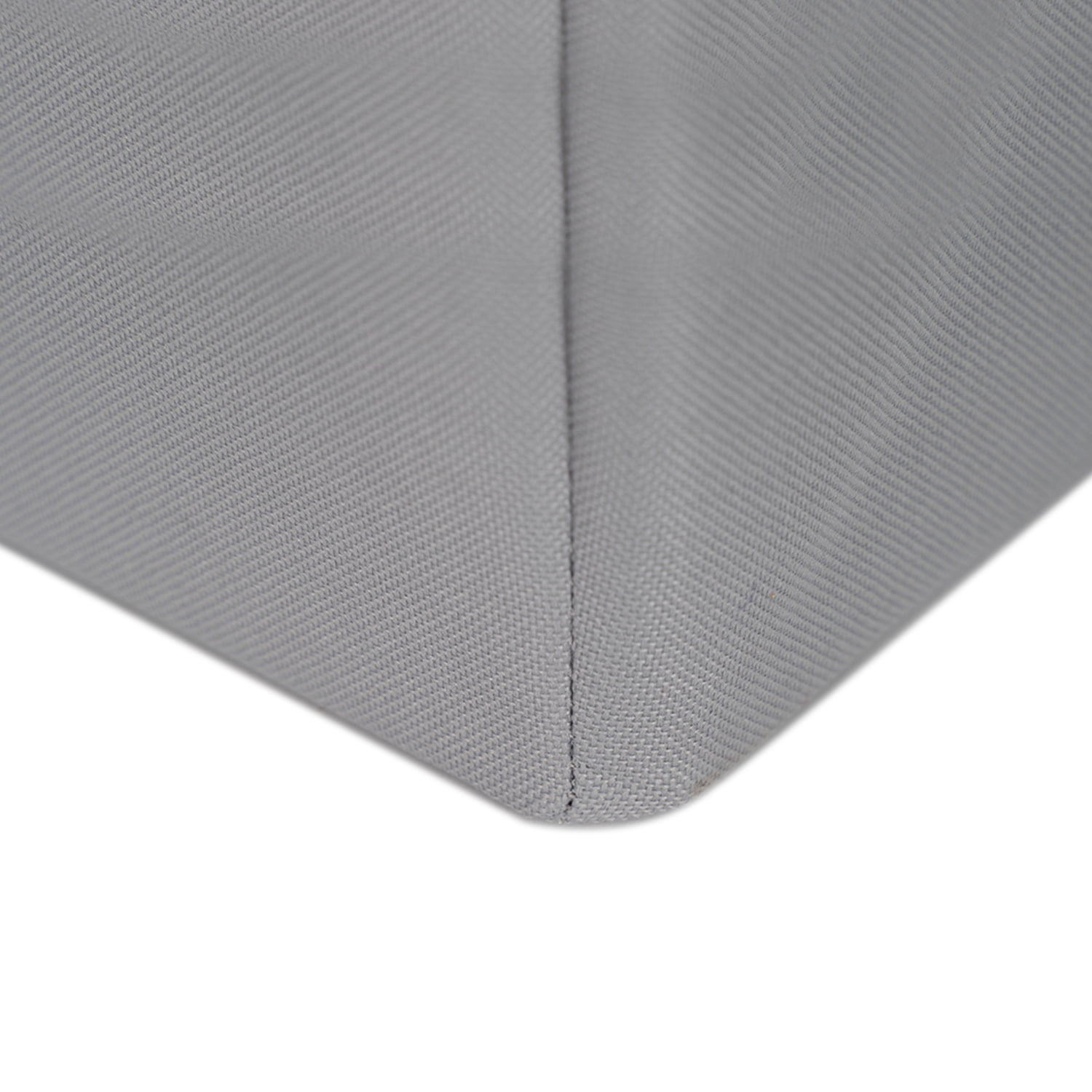 (2 pack) Mainstays Rectangular Polyester Laundry Hamper with Removable Liner, Gray