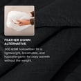 thumbnail image 5 of Bare Home Down Alternative Comforter Set - 3-Pieces - All Seasons - Queen, Heather Black, 5 of 8