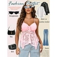 thumbnail image 4 of Avidlove Bralettes for Women Sexy Lace Tank Top Cami Undershirt Lingerie, 4 of 5