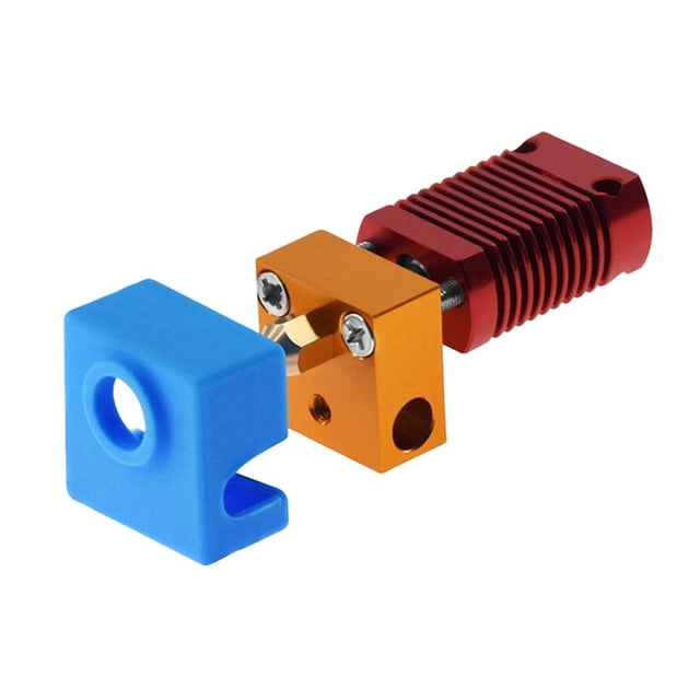 Kit De Extrusora Hotend De Metal De 12V, 24V, 40W, Boquilla De 0,4Mm, Bloque De Calentamiento De Aluminio, Calcetín De Silicona Para Impresora 3D Creality Cr-10 Cr-10S Ender 3 Ender 3 Pro Minnieouse EL012583-00