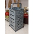 thumbnail image 3 of Metal Galvanized Cheese Grater Rustic Accent Lamp, 3 of 3