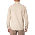 thumbnail image 3 of Marshall Artist Gaberdine Overshirt, Beige, 3 of 7