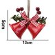 thumbnail image 2 of Bellfor Diy Craft Bells Hogar Jardín Árbol de Navidad Decoración Campanas rojo, 2 of 5