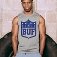 thumbnail image 4 of Buffalo Shield Men's Muscle Shirt Game Night Fantasy Football Fan Tailgate NY, 4 of 7