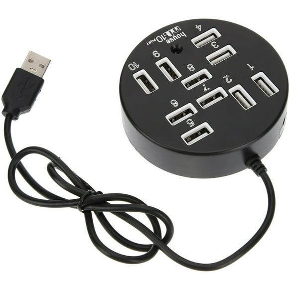 EASTIN Usb Hub 10 Ports Usb Expander Usb Hub Extension For Laptop Desktop Computer