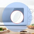 thumbnail image 2 of AOOOWER 24.5cm Microwave Oven Rotating Glass Tray with Reinforced Y Design High Temperature Safe Dishwasher Safe for Kitchen, 2 of 10