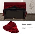 thumbnail image 3 of Ymiko Piano Cover, Breathable High Quality Pleuche Material Upright Piano Cover, Lightweight Smooth Soft For Piano Instrument Lovers Professionals Use, 3 of 8