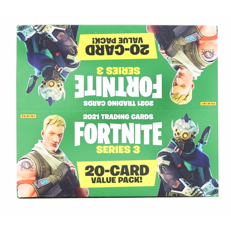 fortnite series 3 booster box Panini Fortnite Series 3 Collectible Game Trading Card Value Box (12 Packs)