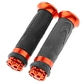 thumbnail image 2 of 2 Pack Racing Motocicleta Agarres De Mano De Extremo Tapa Barra Deslizante Barras - Universal naranja Soledad Empuñadura de manillar de motocicleta, 2 of 9