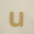 thumbnail image 2 of Package of 1, 16 Inch X 1/2" Thickness MDF Letter u in The Gotham Rounded Font, Thick, Lower Case for Art & Craft Project, Made in USA, 2 of 4