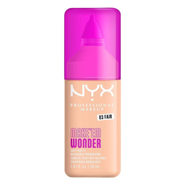 Base de Maquillaje Nyx Professional Make Up Make em Wonder Fair 30ml
