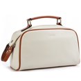 thumbnail image 1 of Neceser de viaje Telena impermeable de piel sintética beige, 1 of 9