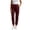 Red, variant on Titcea Cargo Pants Women High Waisted Drawstring Solid Color Casual Straight-Leg Pants with Multi Pockets Lightweight Comfy Summer Cargo Pants