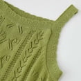 thumbnail image 5 of Jalioing Girls Knitted Camisoles Summer Lightweight Crochet Tank Tops Toddler Girls Cute Sleeveless Sweater Tops, 5 of 7