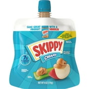 SKIPPY Creamy Peanut Butter 6 oz Squeeze Pack, 7g Protein Per Serving