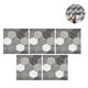 thumbnail image 2 of Azulejo Etiqueta De La Pared 3D Hexagonal Impermeable Etiqueta De La Pared Autoadhesivo Etiqueta Protectora De La Pared Para La Cocina Baño Sala De Estar Decoración 5Pcs Kearding HA013187-00, 2 of 7