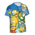 thumbnail image 3 of Simpsons Men'S Short-Sleeve T-Shirt Summer Casual Tee Top Breathable Crewneck T-Shirt X-Large, 3 of 7