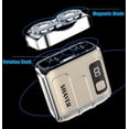 thumbnail image 3 of HUGFEGWE Portable Rotary Dual Ring Electric Shaver,Washable Double Head Razor, Razor Mini and Lightweight Double-Ring Magnetic Cutter, Luggage Electric Shaver,Double-Ring Magnetic Cutter AZ824-13977, 3 of 7