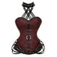 thumbnail image 1 of Corsés para mujer Floral Overbust Corset Bustier Lencería Top Gothic Hollow Out Bandage Fajas Ropa interior sexy, 1 of 6