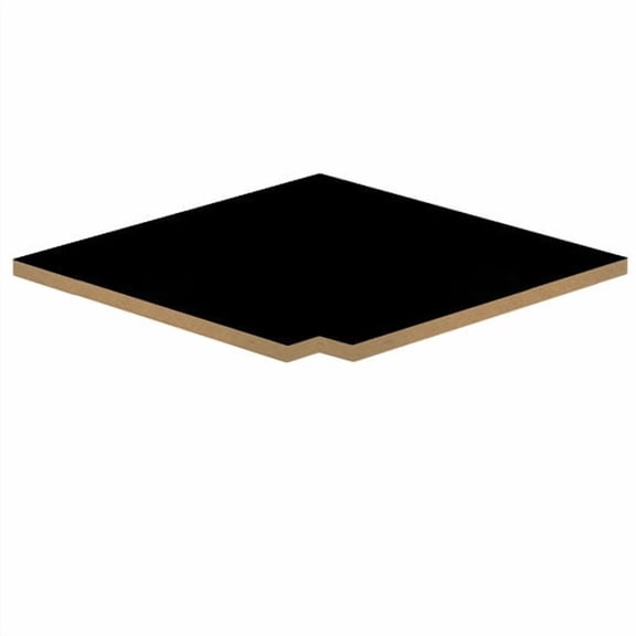 Flat Top Filler - Corner - for 18 Inch Deep Designer Wood Locker - Blue