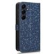 thumbnail image 5 of Funda de piel con estampado de lunares y billetera para Samsung Galaxy A55 5G - Plateada s202412245585, 5 of 5