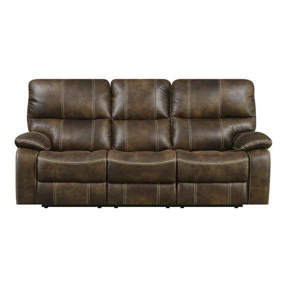 Wallace & Bay Hooper Faux Leather Power Reclining Sofa