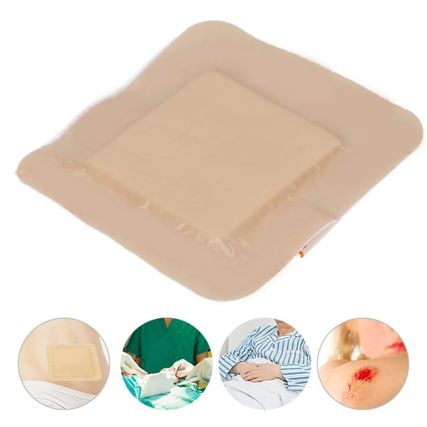 Almohadillas de espuma para apósitos para heridas almohadilla de apósito de espuma sacra que promueven la curación y previenen daños secundarios Gel de silicona que previene ANGGREK Otros