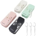 thumbnail image 1 of 4pcs Dental Floss Dispenser with 48 Floss Picks,Reusable Dental Floss Dispenser, 1 of 5