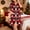 Multicolor, variant on HOMBOM Womens Christmas Nightgowns with Pockets Vintage Zippered Knee Length Short Sleeve Casual Xmas Pajamas for Ladies