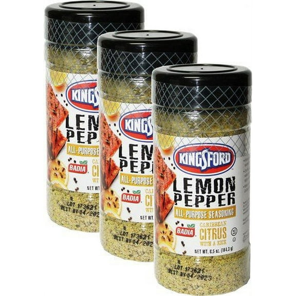 Kingsford Lemon Pepper All Purpose Seasoning 6.5 oz, Pack of 3