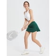 thumbnail image 3 of BALEAF Pleated Tennis Skirt Skorts Skirts for Woman High Waisted Lightweight Athletic Golf Workout with Shorts Pockets Green M, 3 of 6