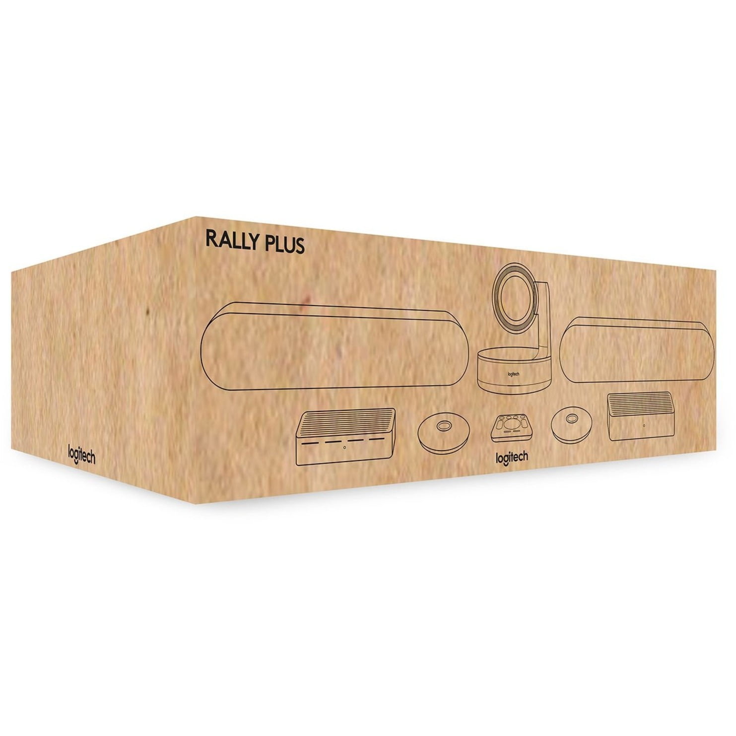 Logitech Rally Plus Video Video Conference Equipment - 3840 x 2160 Video (Content) - 4K UHD - USB - External Microphone(s) - Desktop