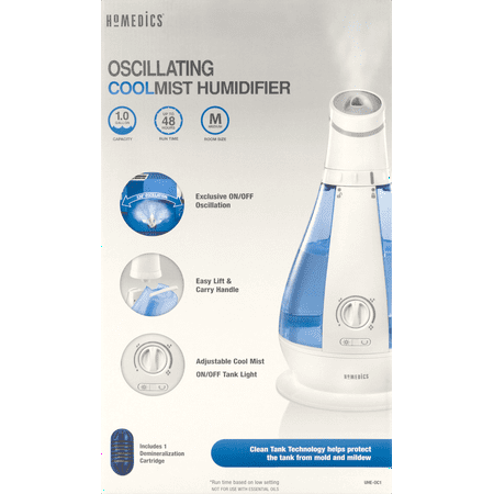 HoMedics UHE-OC1 Oscillating Cool Mist Humidifier