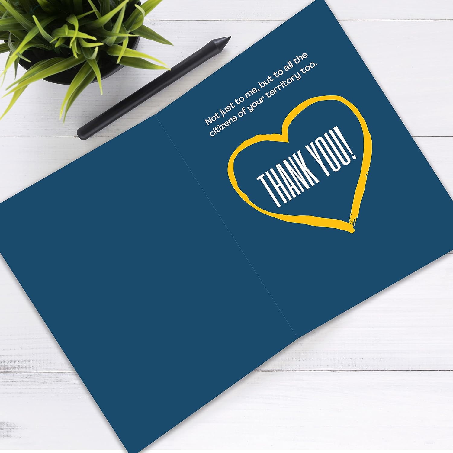 Police Appreciation Card | Thank You Police Appreciation Card (Pack of 25)