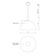 thumbnail image 2 of Kuzco Lighting 492316 Archibald 16" Wide Pendant - Gold, 2 of 3