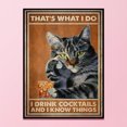 thumbnail image 3 of Wdftyju 11CT punto de cruz completo gato bebiendo vino estampado DIY Kits de bordado hecho a mano Wdftyju 6te6kx2bg5pp4uv7, 3 of 9