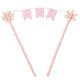 thumbnail image 5 of Tarta Niño Corona Topper Bandera Banderas Bebé Accesorio Ducha De Cumpleaños Decoración para pasteles Zulema Primero de la torta, 5 of 7