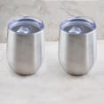 thumbnail image 5 of Better Homes & Gardens Stainless Steel 11 oz Stemless Doublewall Wine Tumbler, 2 Pack, 5 of 7