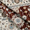 thumbnail image 5 of Everwash Treasure Lina Traditional Medallion Machine Washable Runner Area Rug, Red/Ivory, 2'2"x7'2", 5 of 7