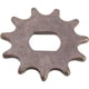 thumbnail image 2 of Rueda De Cadena, Reemplazo De Piñón, Rueda De Repuesto De Agujero Cuadrado De Acero Para Accesorio De Bicicleta De Rueda De Acero Al Aire Libre ANGGREK BJ2716, 2 of 8