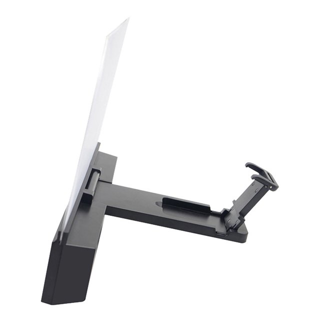 Soporte de lupa de altavoz Bluetooth Soporte de soporte de lupa de teléfono móvil con lente acrílica Kearding EL5624-00B