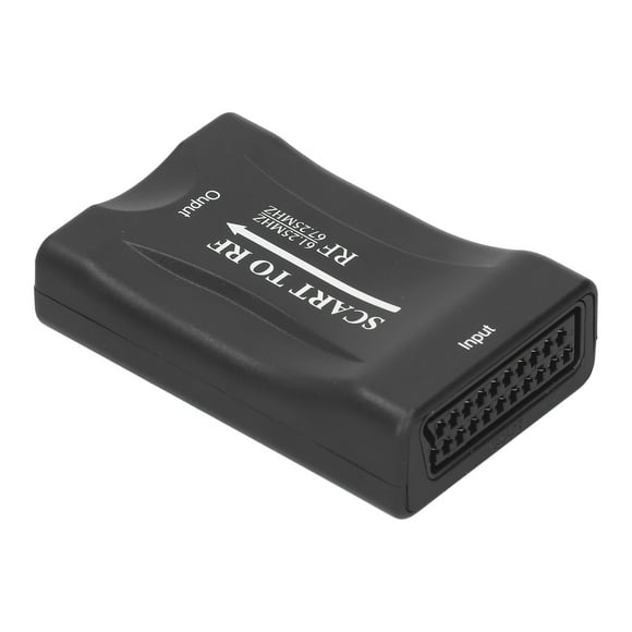 Convertor de video Scart, 5V/500MA SCART A Para La Reducción Del Adaptador de Rf en la Pérdida de Transmisión para la Salida Estándar de Pal Dk