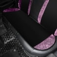 thumbnail image 6 of Blingbling Universal Fit Diamond Car Seat Covers, Colorful Rhinstone Front + Rear with 4 Pillow All Set Seat Covers (Pink), 6 of 9