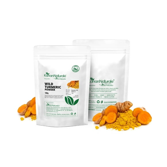Kerala Naturals Wild Turmeric Powder (Kasthuri Manjal), 100 g – 100% Pure, Natural SkincareKasthuri Manjal) – 100% Pure, Natural Skincare 100g