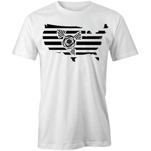 America T-Shirt | Patriotic American White Tee Gift