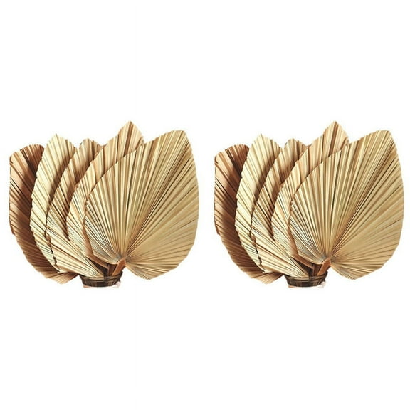 10Pcs 18 Inch Natural Trimmed Palm Spear Tropical Palm Leaves Fans Boho Wedding Decor Hawaiian Decoration
