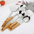thumbnail image 4 of MesaSe Wok Shovel Food Grade Rust-proof Stainless Steel Soup Scoop Wok Spatula Kitchen Tools for Home, 4 of 9